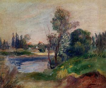 Pierre Auguste Renoir : Banks of a River III